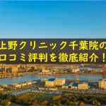 上野クリニック千葉院口コミ評判