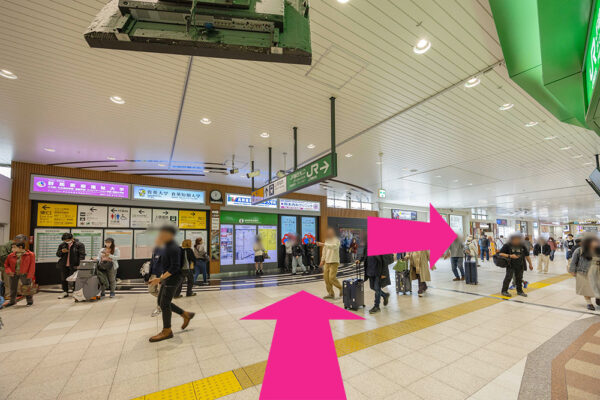 メンズライフクリニック高崎院の行き方①